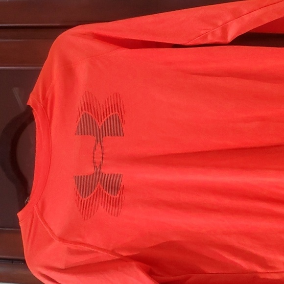 Under Armour Juniors YLG Heatgear Orange - Picture 2 of 5